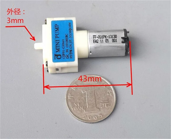 Новый аквариум 3 в DC микро газ воздушный насос кровяное давление монитора воды