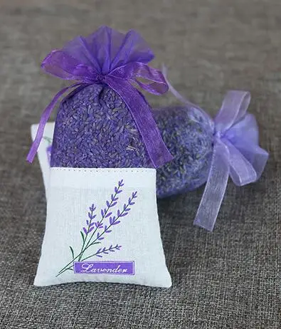 1000 шт Лавандовый фиолетовый цветок мешок хлопок шифрование пряжа двусторонняя