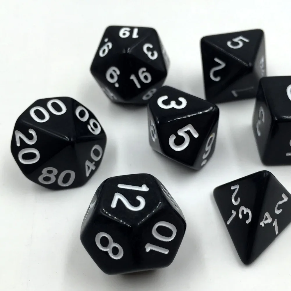 

Rollooo Dice 7pc/set Polyhedral Dice Rpg Dice