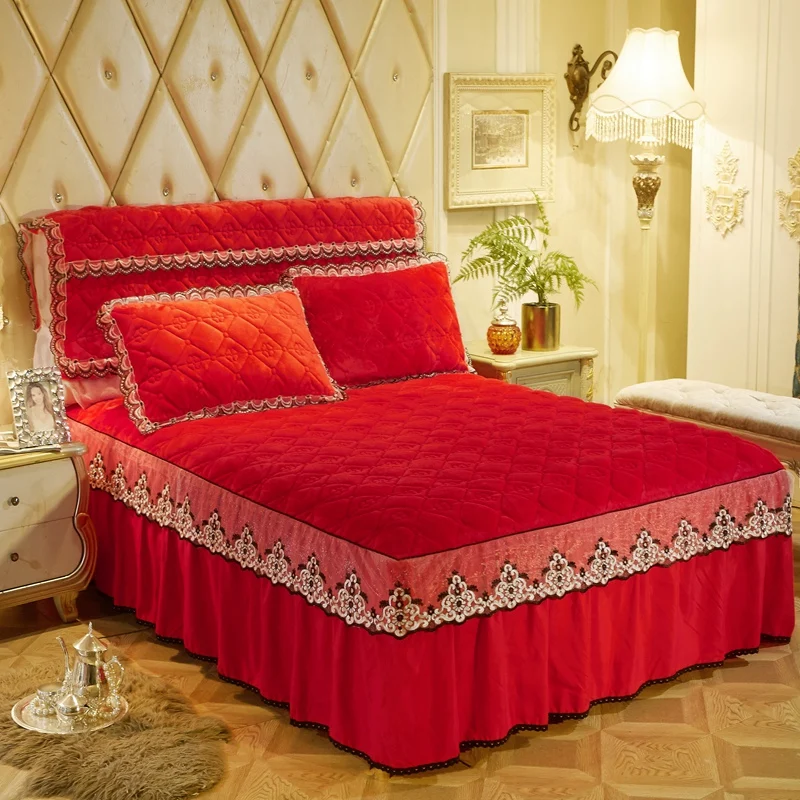 Теплый мягкий фланелевый флисовый комплект стеганого постельного покрывала