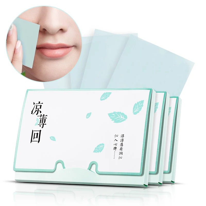 Мода 100 ⑤ упак. уход за лицом впитывает пот маслом красота лица абсорбирующая