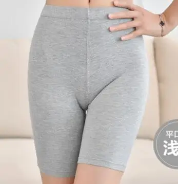 Однотонные короткие леггинсы S-7XL Хлопковые женские новые короткие женские страховые штаны 6XL 5XL 4XL 3XL 2XL XL L - Цвет: Grey Shorts Bermuda