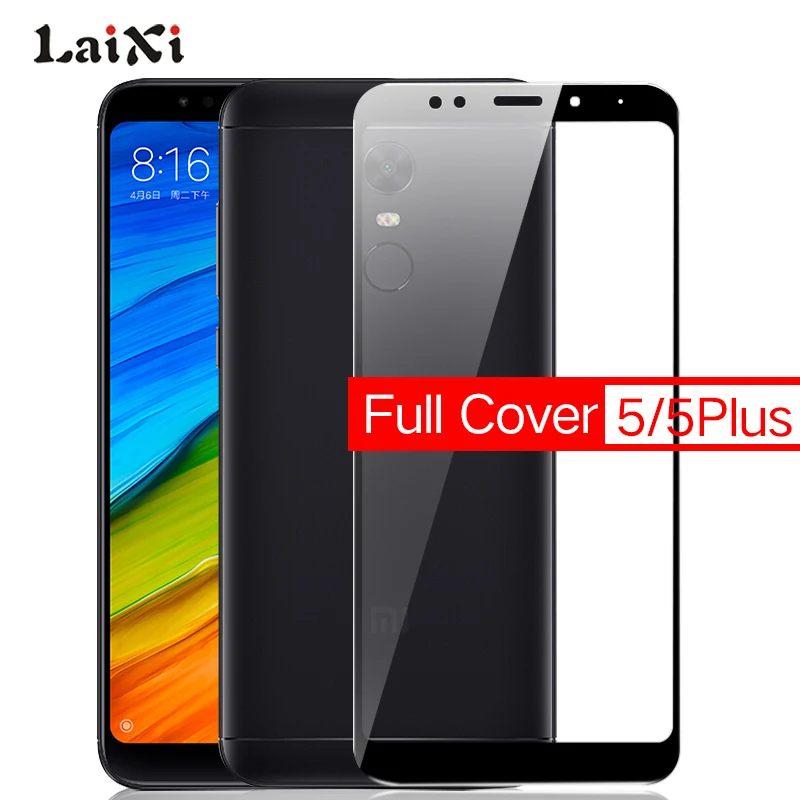 Laixi закаленное стекло для Xiaomi Redmi 5 протектор экрана полное покрытие Защитная