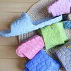 Шлепанцы мужские, летние, с мягкой подошвой, черные и белые, Нескользящие