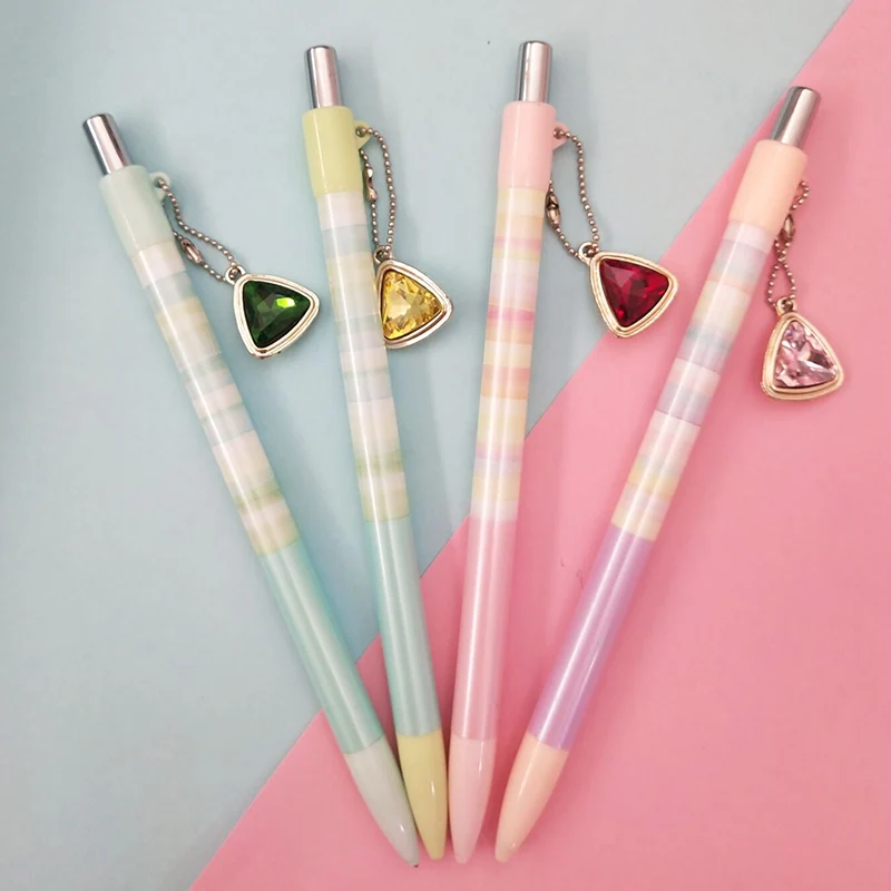 1 шт. милые механические карандаши с алмазной подвеской кавайные конфеты цвета