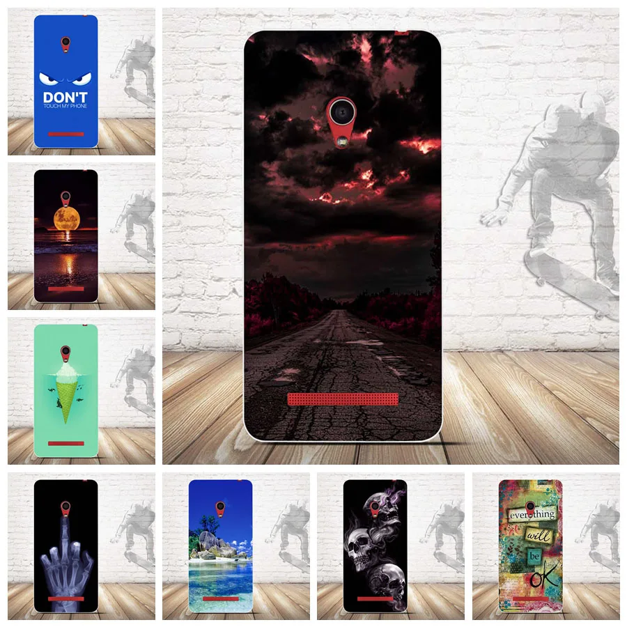 Чехол для Asus ZenFone 5 A501CG силиконовый чехол телефона ASUS ZenFone5 A500CG мягкие чехлы из ТПУ