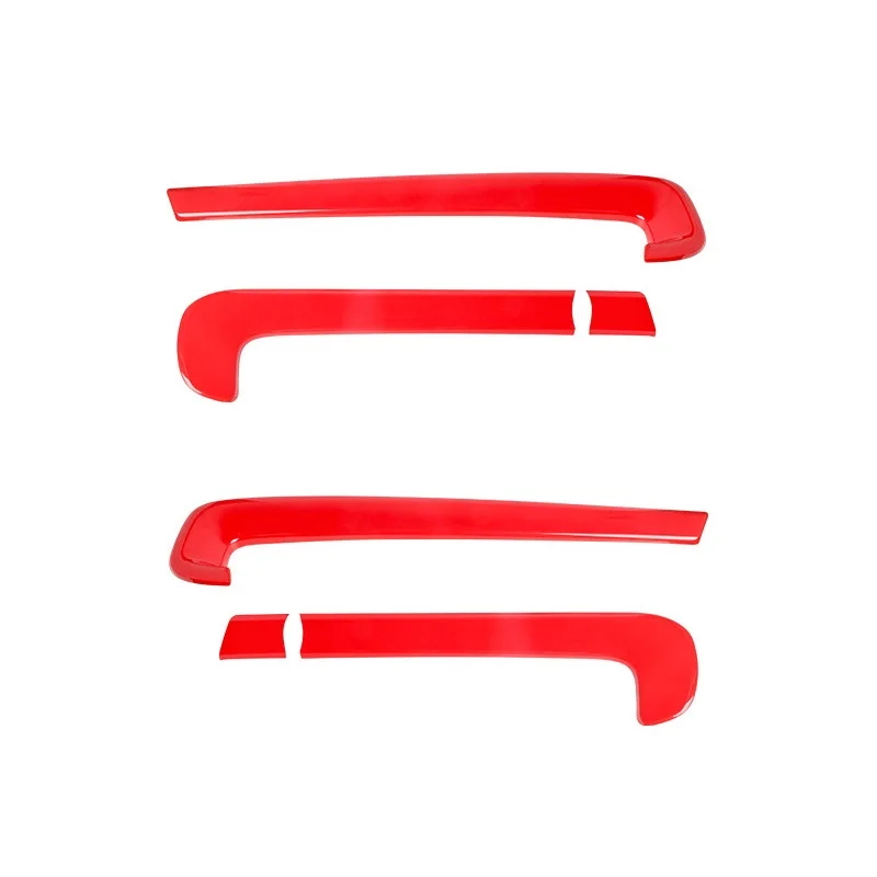 6 шт. ABS панель для внутренней двери автомобиля Стайлинг литье отделка Mini Cooper