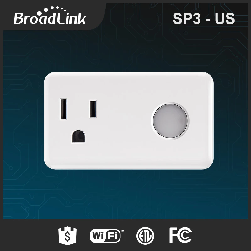 Умная розетка BroadLink SP3 SP3S 4 упаковки штепсельная вилка с дистанционным