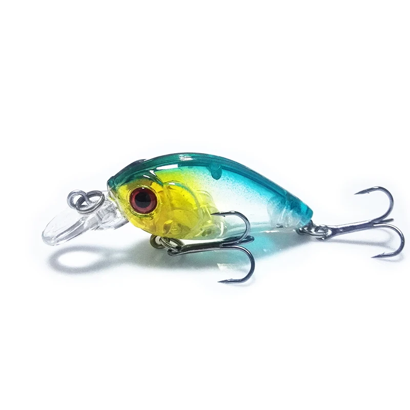 SEALURER Mini Crankbaits 4 5 см 3 г с 8 # крючками плавающие приманки в форме гольяна