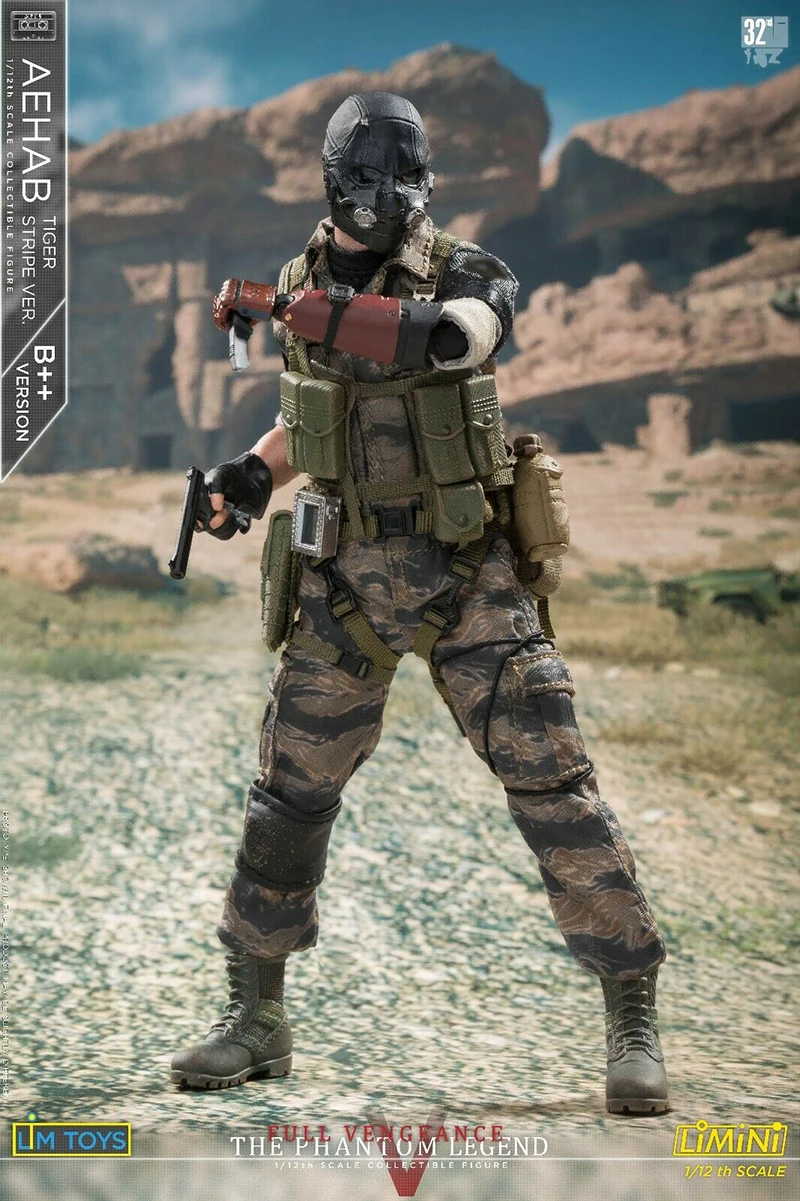 LIM TOYS 1/12 Ismael голова лепить и тело и оружие модели набор LIMINI AEHAB игрушки