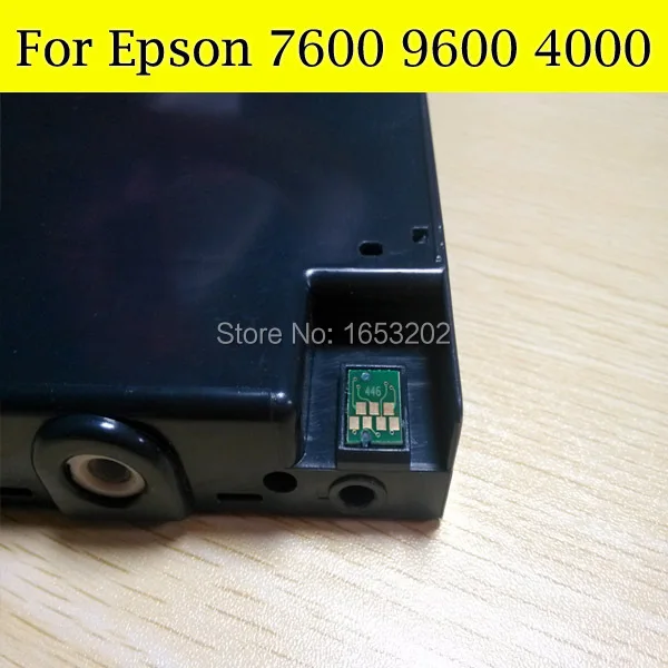 8 цветов/набор заправляемых пигментных чернил картридж для принтера Epson 4000 с
