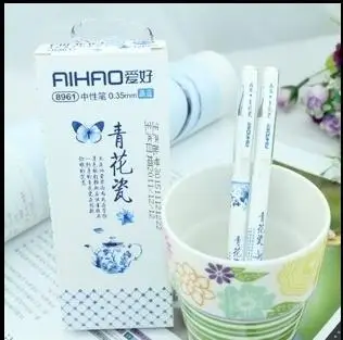 AiHao брендовая гелевая чернильная ручка 12 шт./лот перьевая жидкая китайский стиль