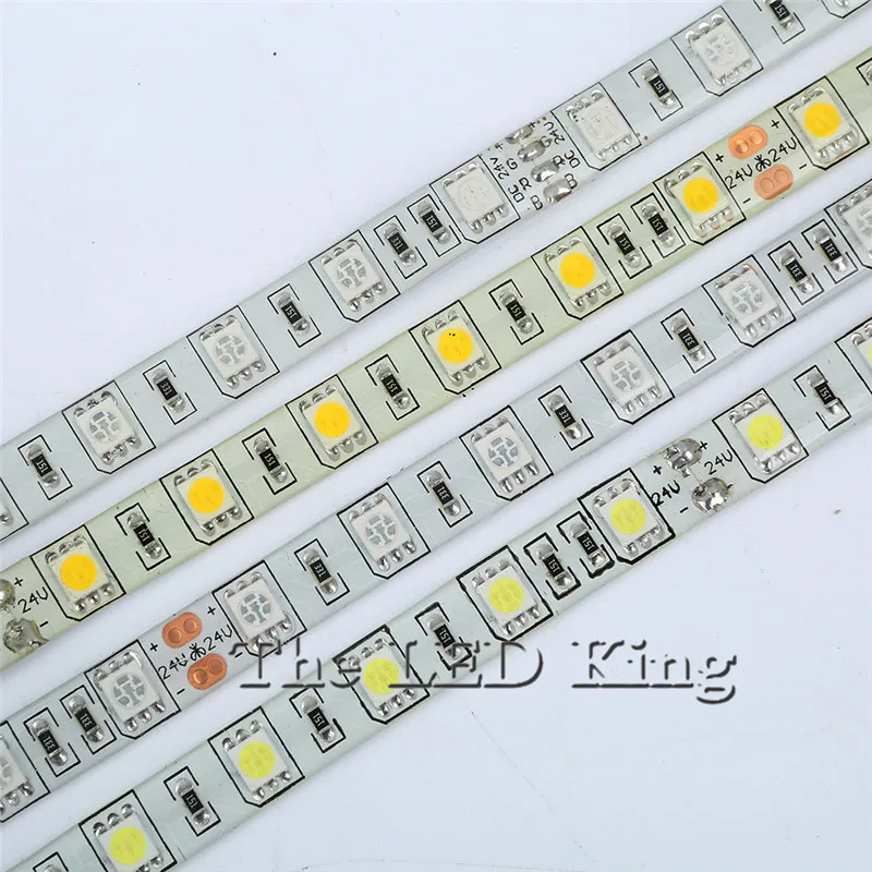 DC12V светодиодный 5050 Гибкий Светильник 5 м 60 Светодиодный/м RGB белый теплый