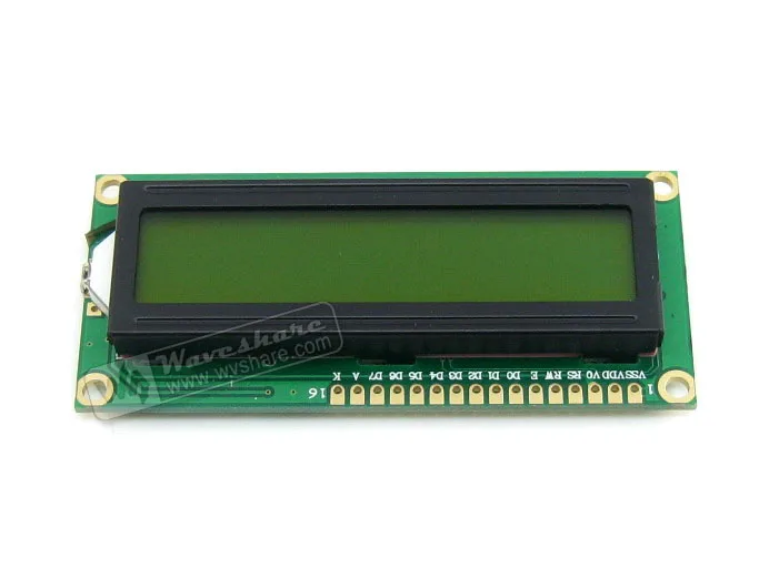 3 В желтая подсветка LCD1602 16x2 символов Дисплей TN/STN Modulewith KS0066 (/HD44780) драйвер в
