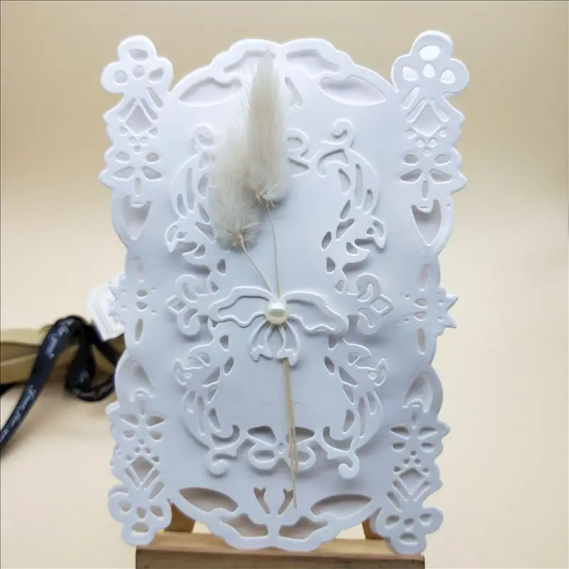 Свадебный квадратный трафарет металлические Вырубные штампы вырезанные