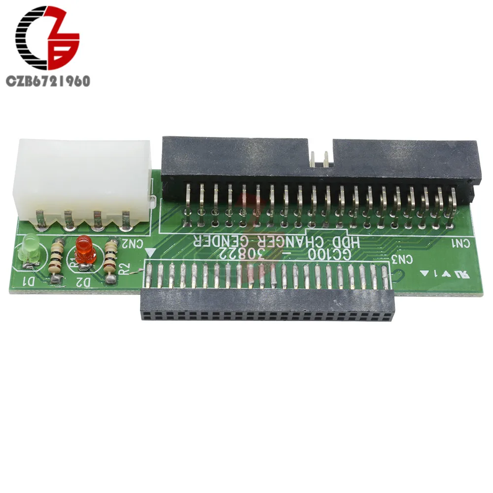 PATA/IDE в последовательный SATA ATA адаптер конвертер для HDD DVD 40Pin 2 5 до 3 5&quot|ide sata adapter|ide