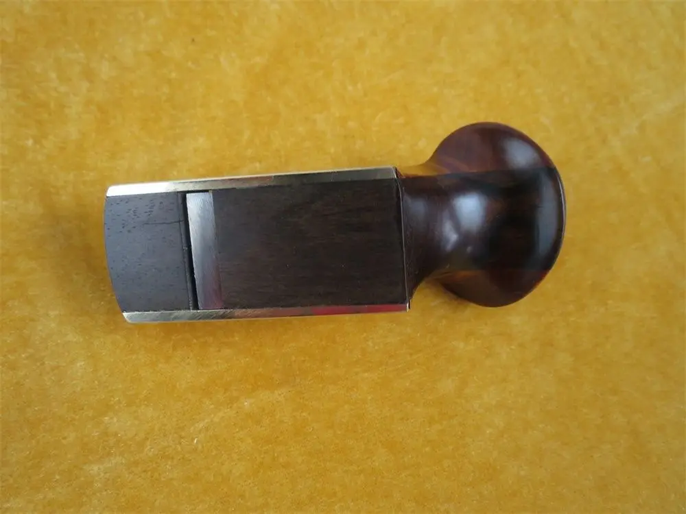 

1pcs convex/flat bottom brass wrap blackwood planes 1 3/8" woodworking tool #1