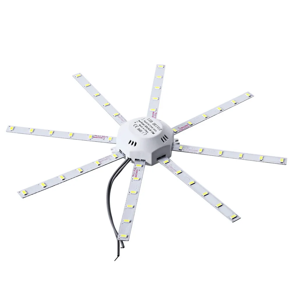 Домашний декор 24 LED 5730 SMD светодиодный потолочный светильник Осьминог круглый 9