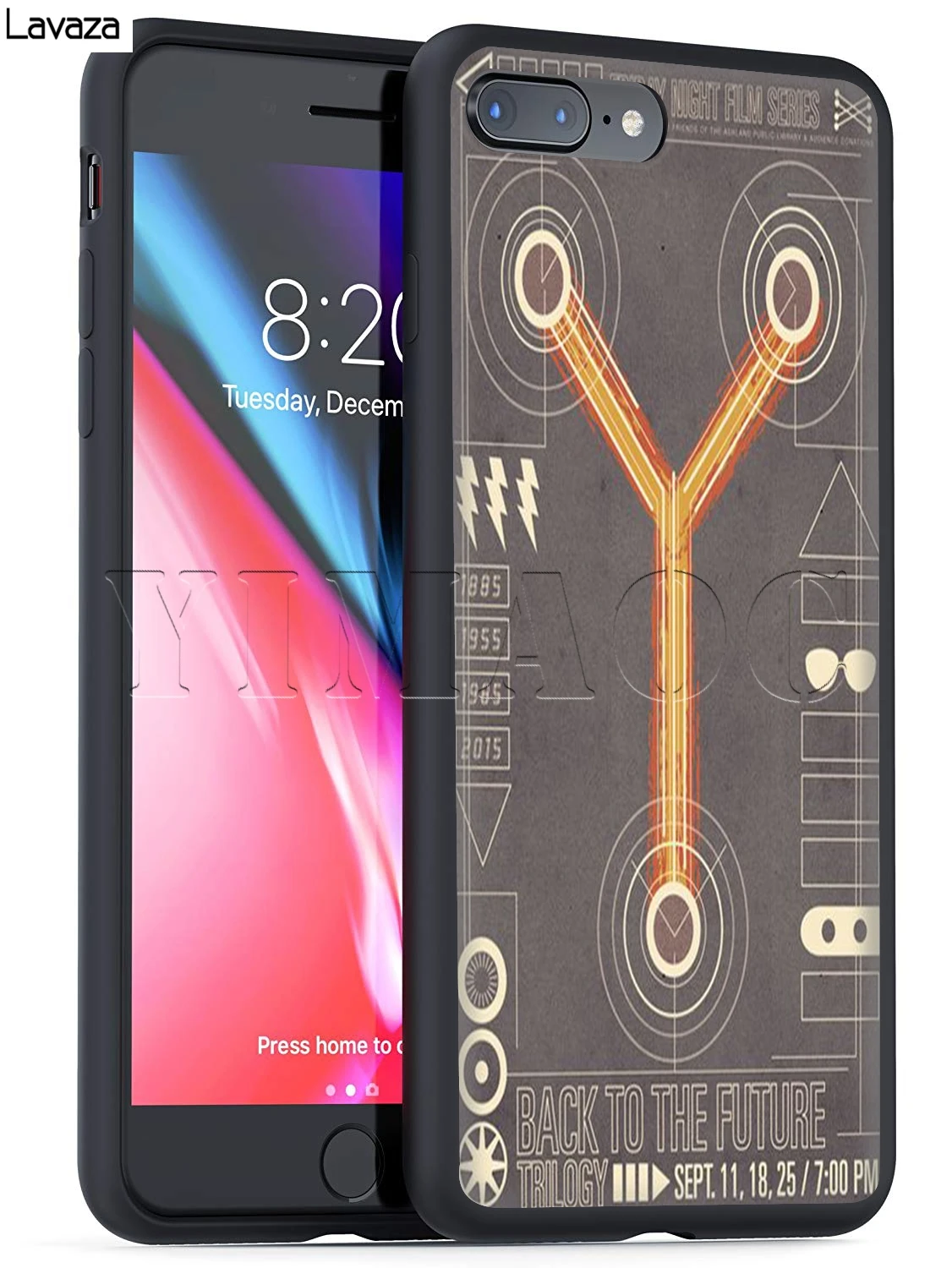 Lavaza Back To The Future Case for iPhone 11 Pro XS Max XR X 8 7 6 6S Plus 5 5s se |