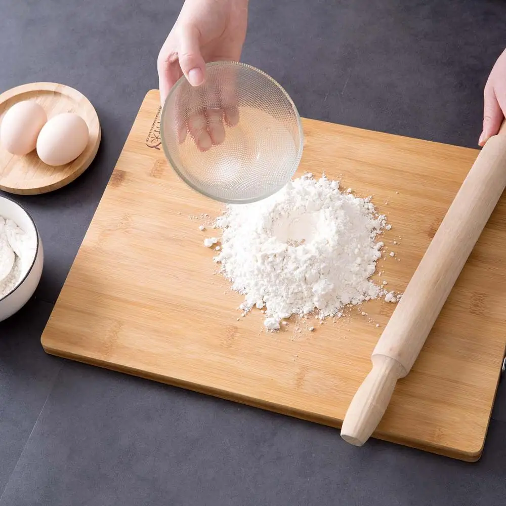 

Разделочная доска, Бамбуковая прямоугольная подвесная разделочная доска, прочные нескользящие кухонные аксессуары, разделочная доска