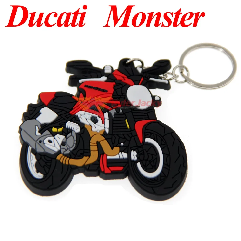 Модель мотоцикла форма мягкий резиновый брелок для Ducati kawasaki BMW Suzuki Yamaha Honda с