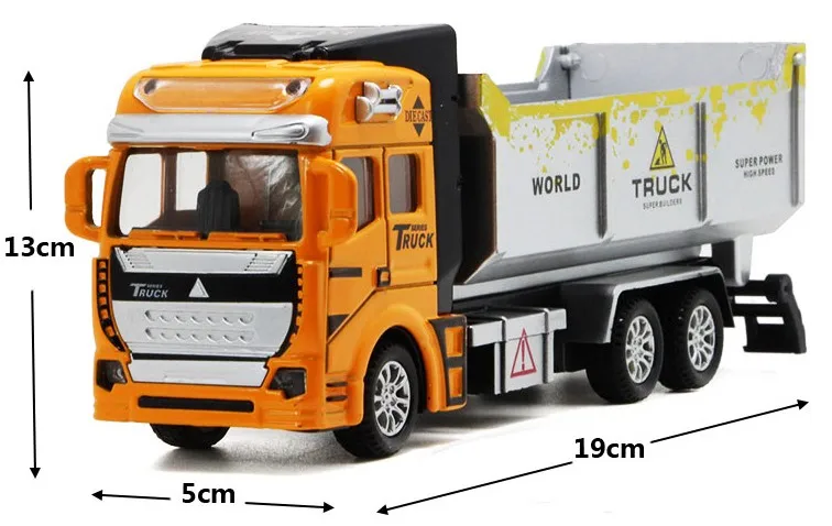 

Trucks Alloy Toy Excavator Models Model Children Toys Car Self-discharging Truck Concrete Electronic Metal Educational 2021