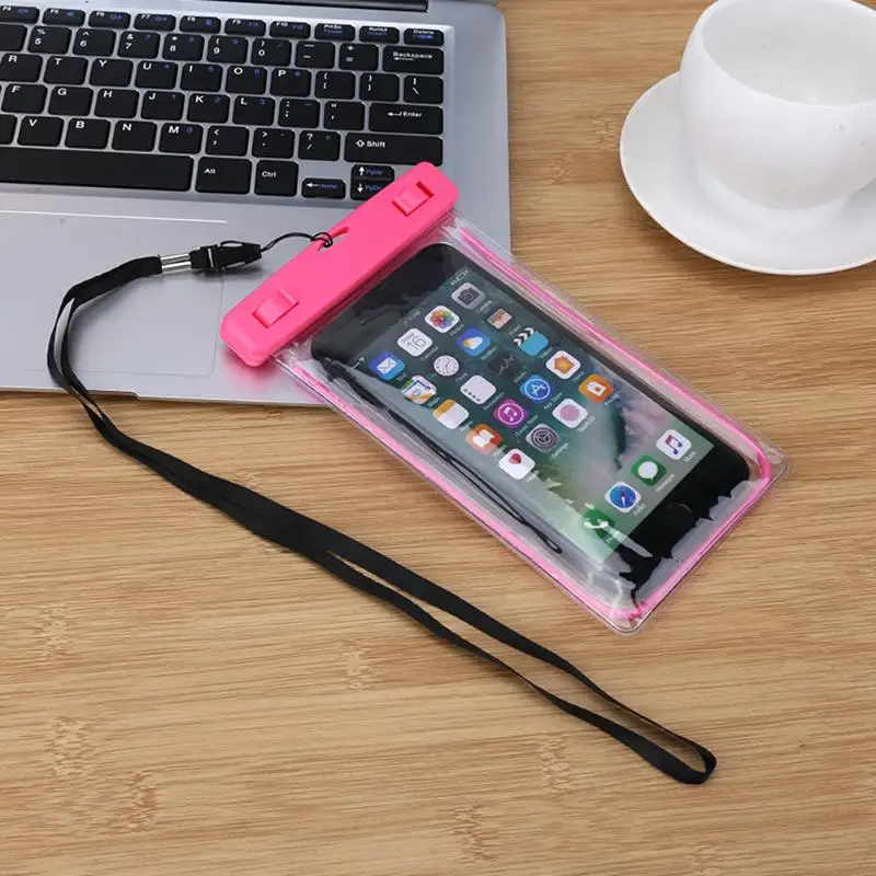 Универсальная Водонепроницаемая светящаяся сумка с сенсорным экраном сухой