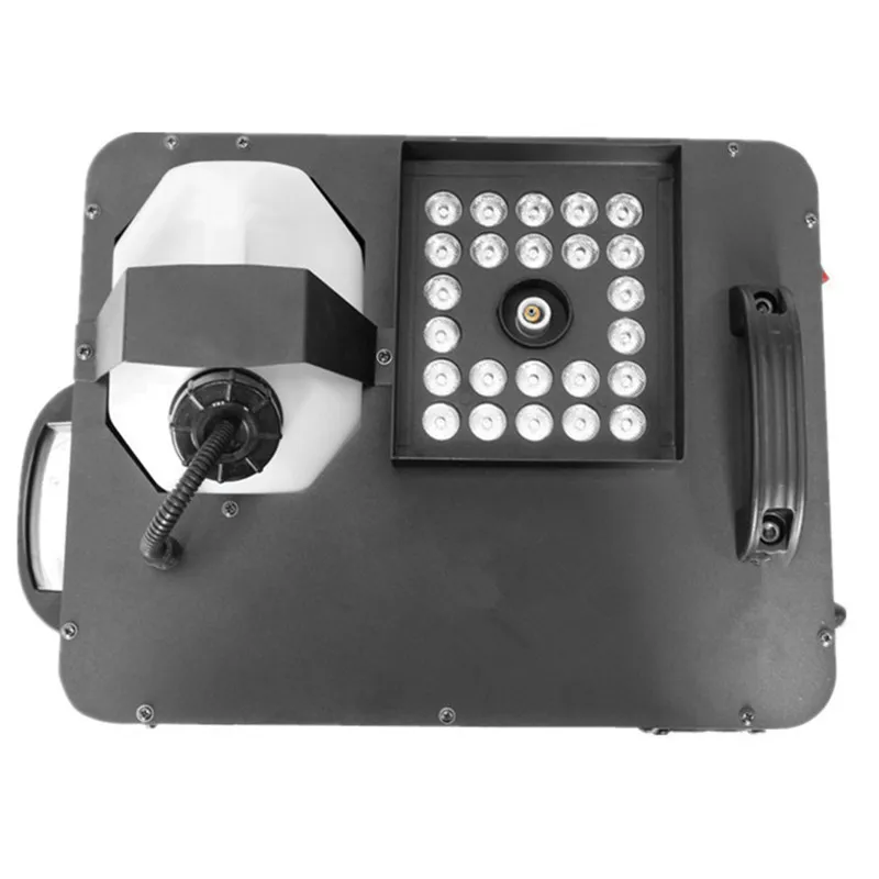 Vertical Fogger Беспроводной пульт дистанционного управления+ DMX512 управление 1500 Вт светодиодный противотуманный аппарат с 24X9 Вт RGB 3в1 светодиодный фонарь, DJ Бар 1500 Вт вертикальный Fogger дымовая машина - Цвет: Vertical Fogger