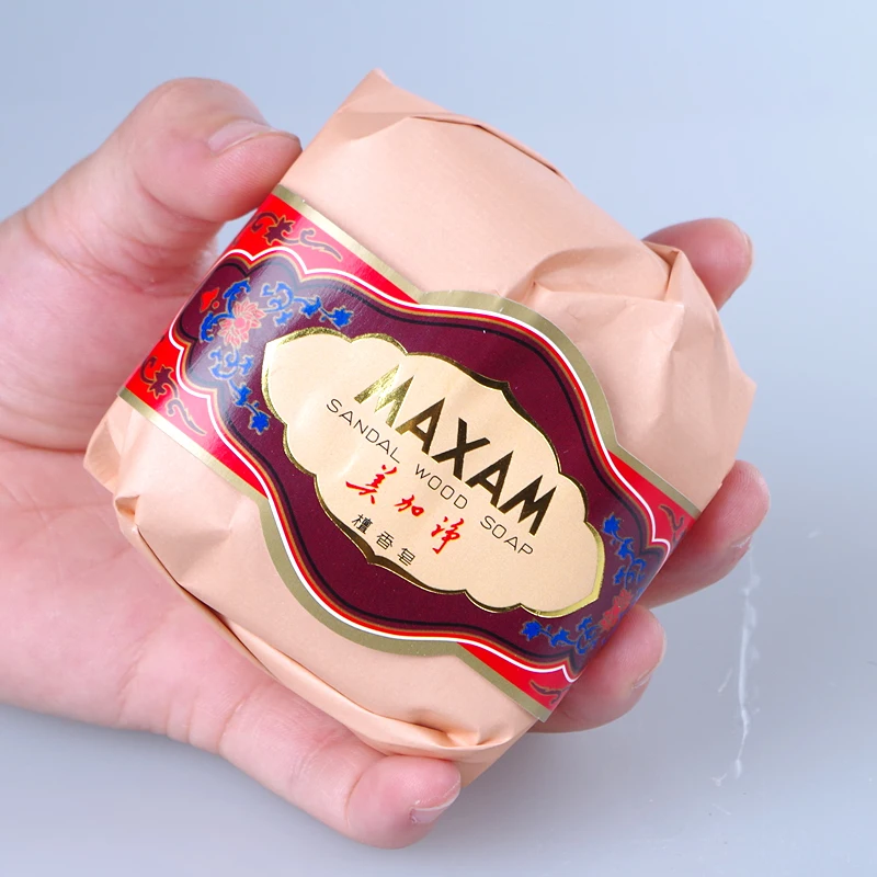 Оригинальное сандаловое дерево Maxam 100 г * 3 мыло ручной работы контроль жирности