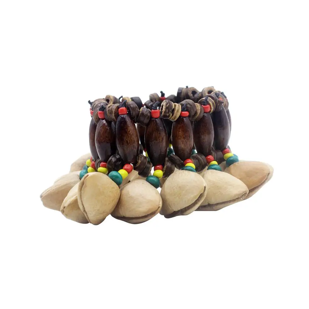GECKO Handbell Handmade Bracelet Nutshell Wrist Bell for Djembe African Box Drum Percussion Musical Instrument Parts Accessories