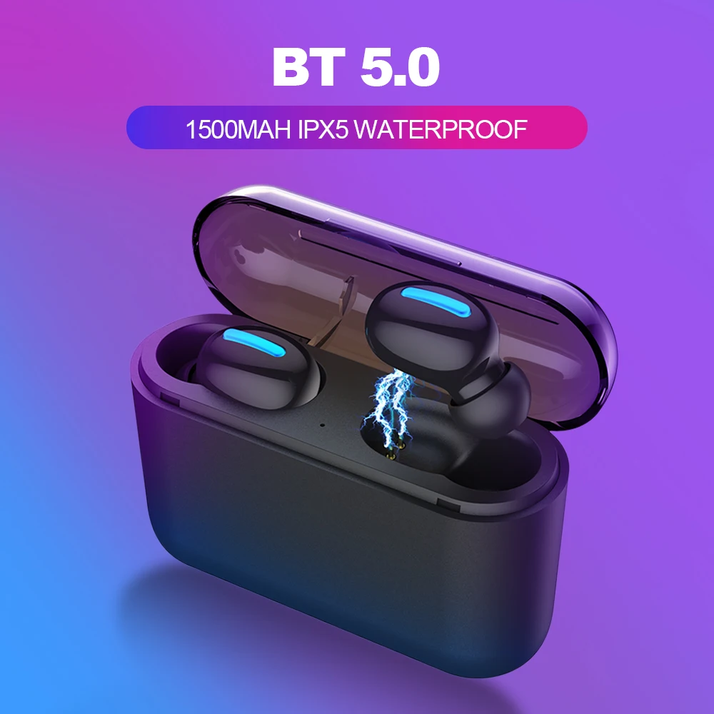 HBQ Q32 Новинка BT5.0 TWS беспроводные наушники Bluetooth стерео свободные руки спортивные