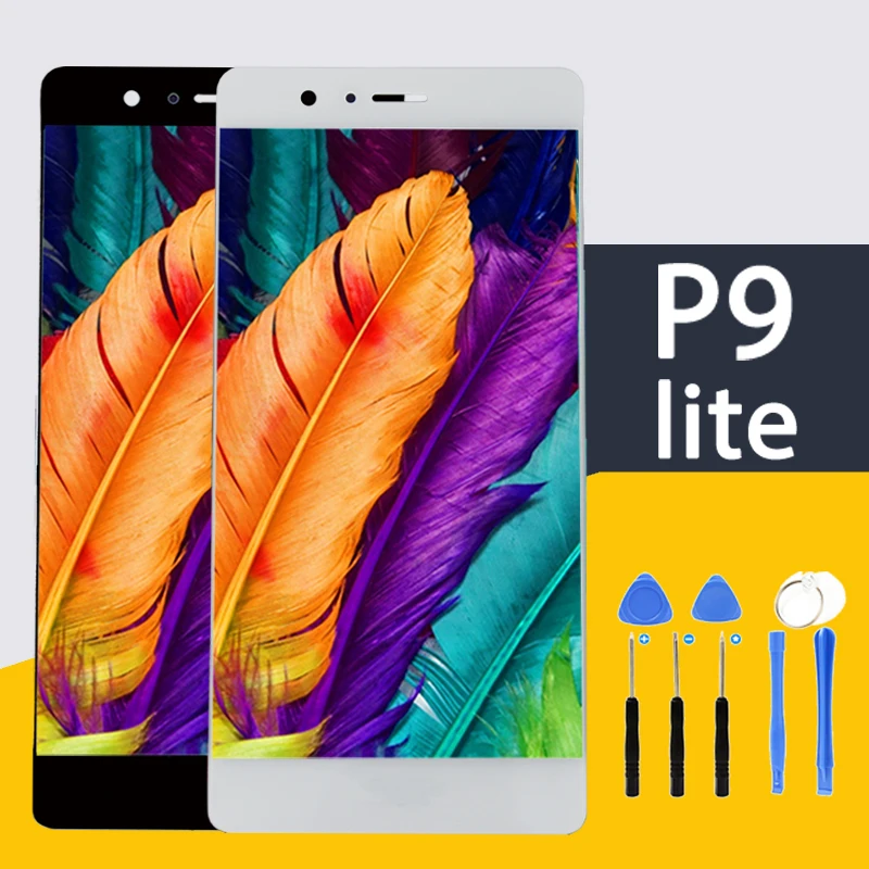 100% Топ AAA без битых пикселей для HUAWEI P9 Lite 5 2 3 дюйма Оригинальный ЖК ecran экран с