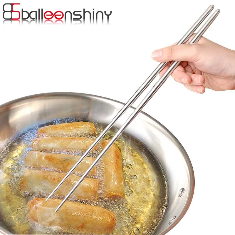 Китайские палочки для еды из нержавеющей стали BalleenShiny 1 пара | Дом и сад