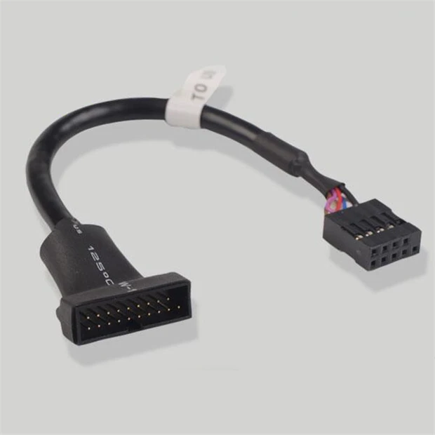 Шасси передний USB3.0 к USB2.0 адаптер кабель/панель 19/20 контактный разъем мама