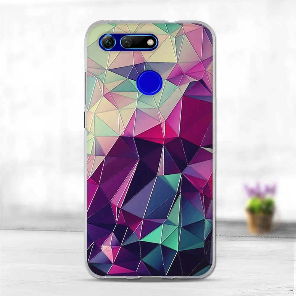 4 Чехол для Honor V20, чехол для huawei Honor View 20, мягкий силиконовый чехол, TPU, задняя крышка для huawei Honor V20, защитный чехол для телефона, Funda - Цвет: 4