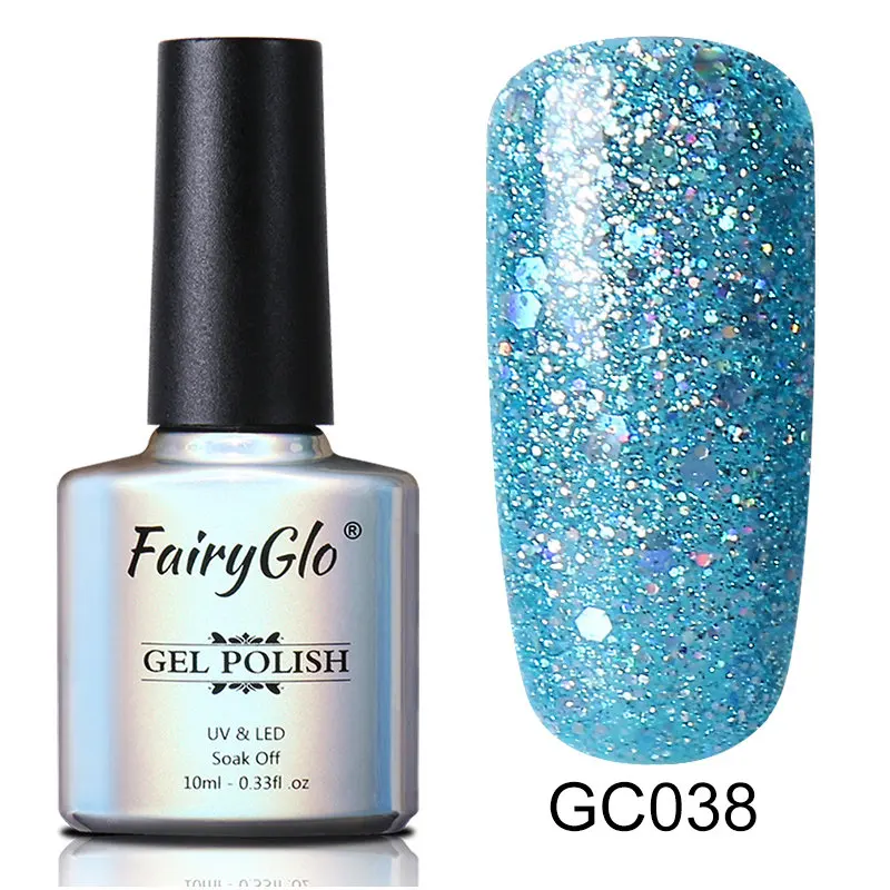 G038 FairyGlo, 10 мл, Neno, блестящий Гель-лак для ногтей, УФ-светодиодный, гибридный лак, впитываемый, Полуперманентная краска, Гель-лак для ногтей - Цвет: G038