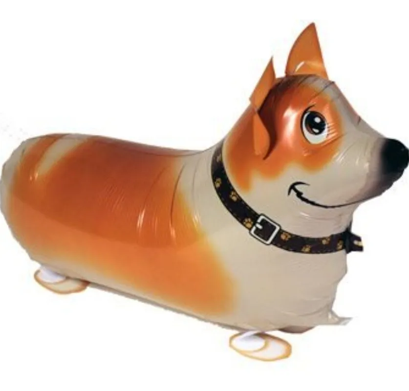 1 pcs dog 7 шт/лот Тигр Зебра Корова животные воздушные латексные шары, гелий для детей подарок на день рождения Декор животное на тему зоопарка поставки игрушки - Цвет: 1 pcs dog