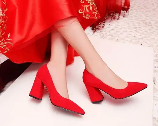 Женские туфли на высоком массивном каблуке Zapatos Mujer Милые весенние женские