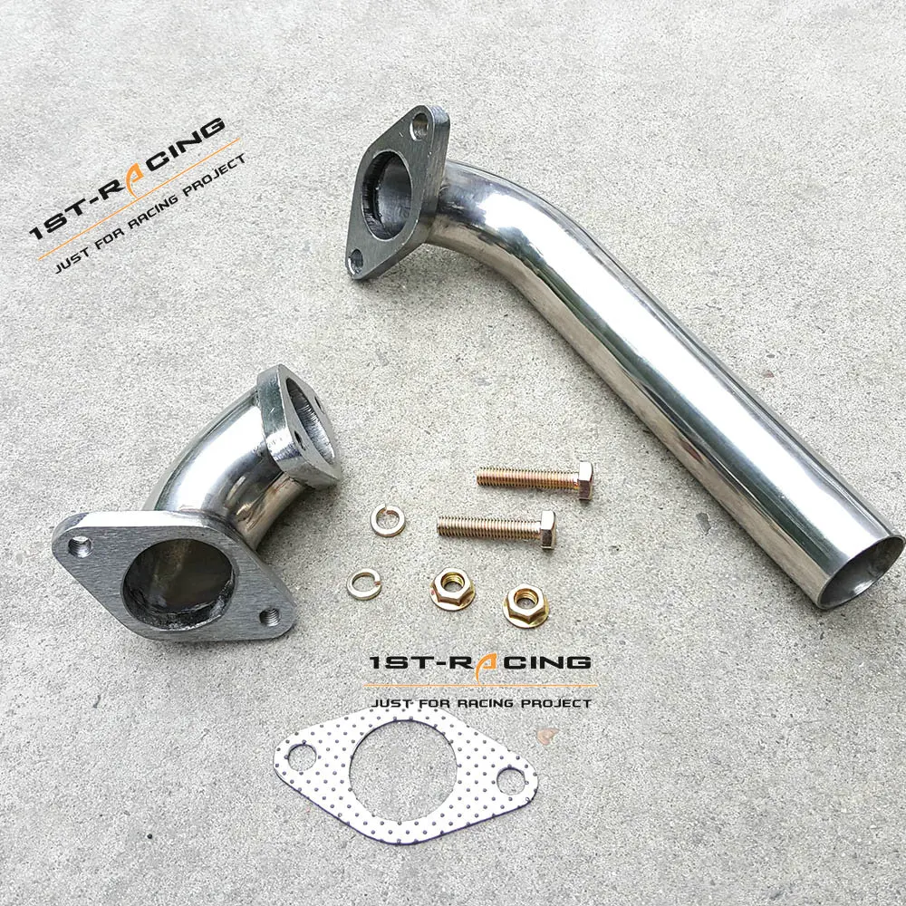 35 мм/38 мм турбо зарядное устройство расточительная труба для выхлопа + локоть