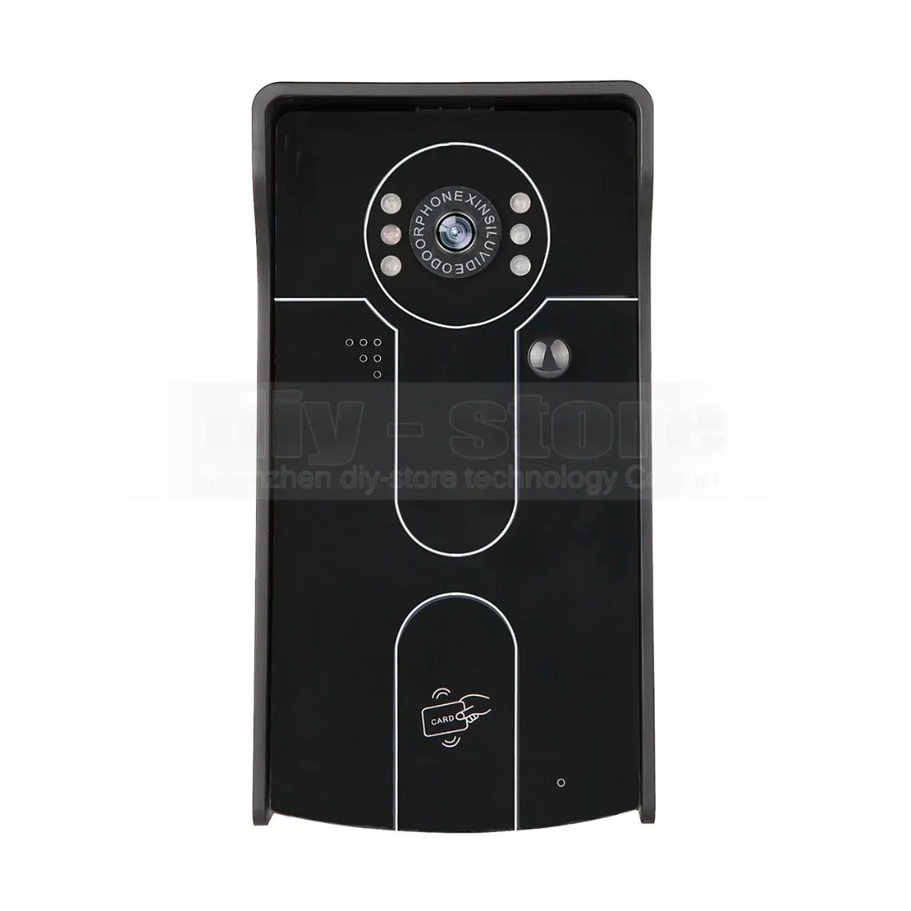 DIYSECUR 9 дюймов видео запись/фотография телефон двери дверной звонок