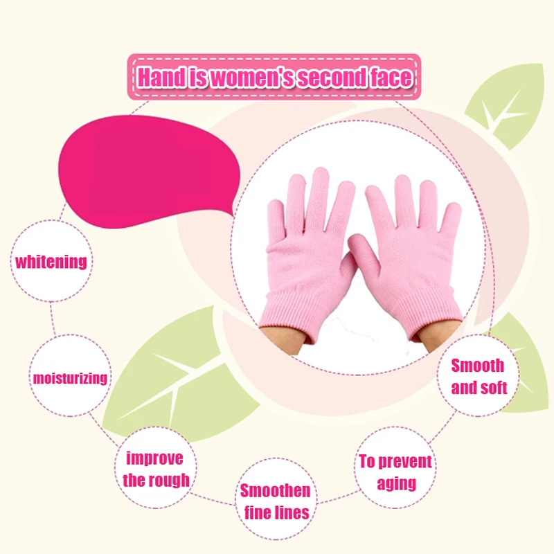 Гелевые перчатки многоразового использования и носки для спа увлажняющие