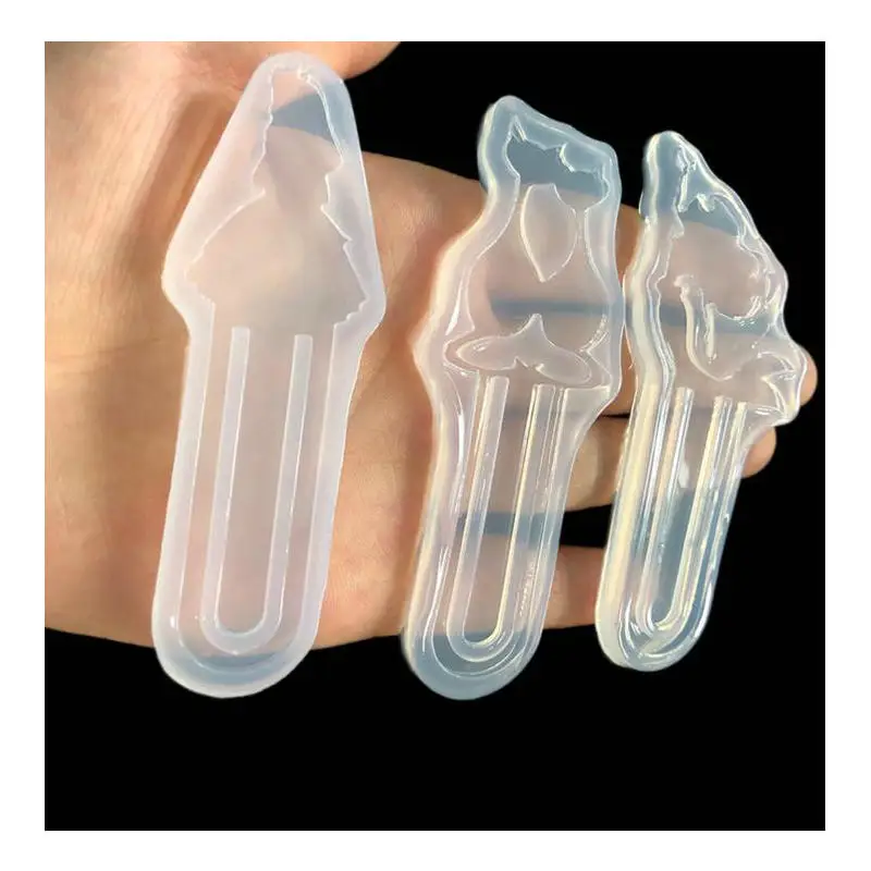 Русалка декор с кошкой Закладка Силиконовая Форма Подвеска ювелирных изделий