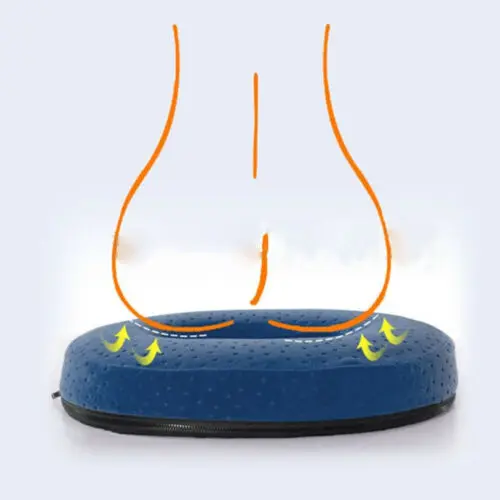 Губка круглая пены памяти Автомобильное Сиденье офисное кресло подушка Coccyx