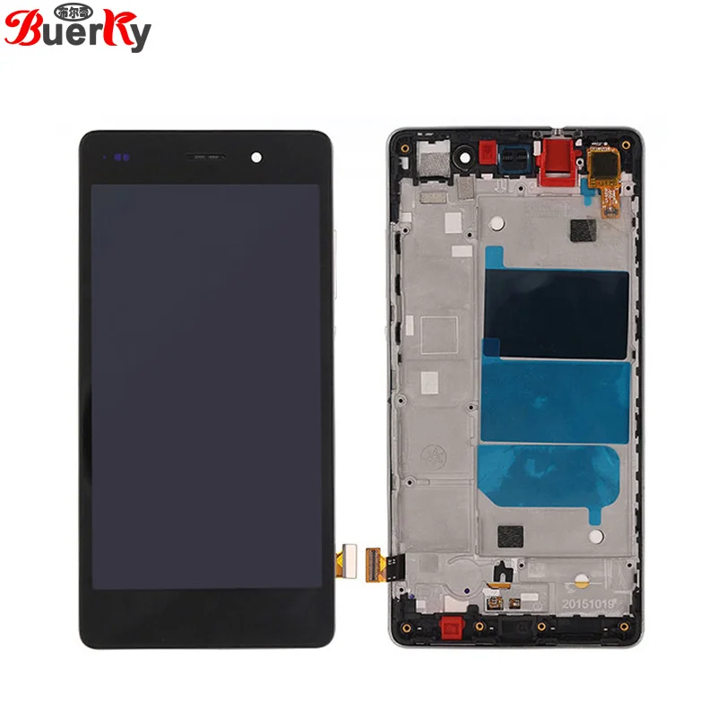 BKparts для Huawei P8 Lite ЖК дисплей сенсорный экран дигитайзер P8Lite 1 5 2 8 полная