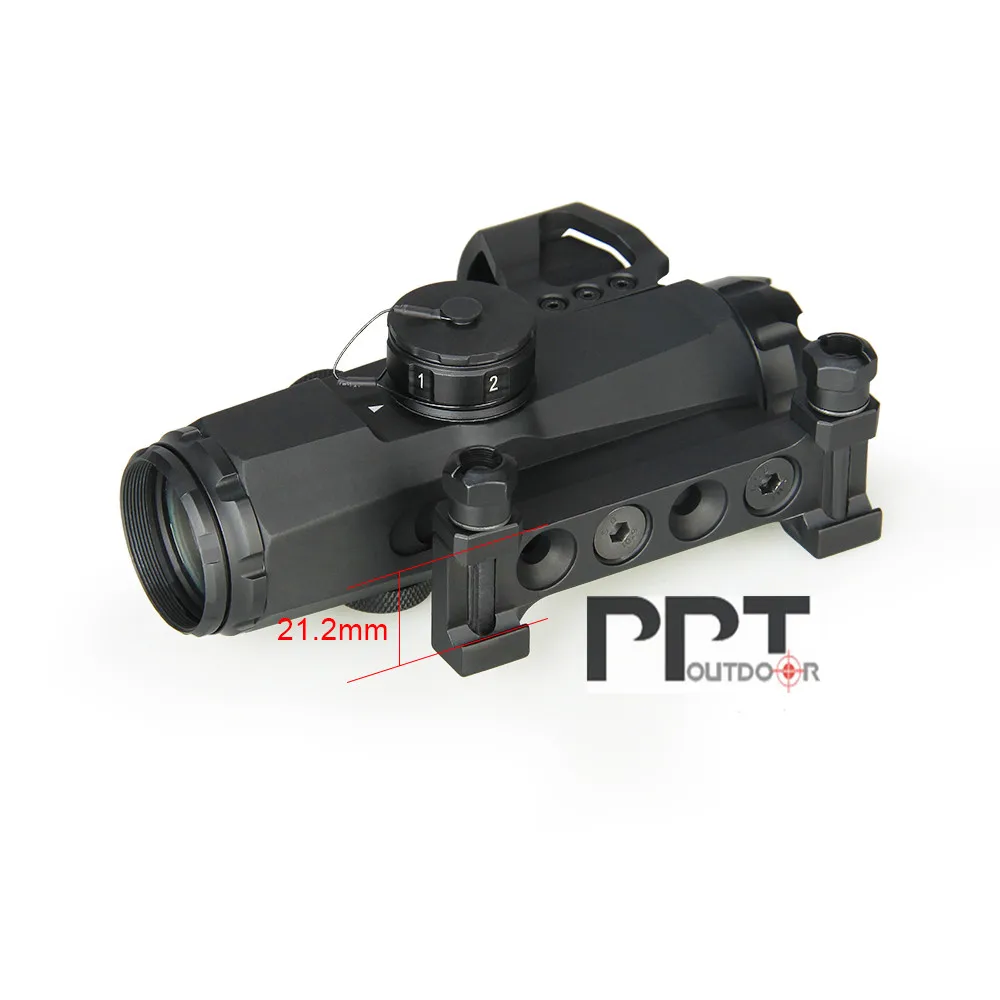 PPT Тактический 4x24 прицел объектив с красной точкой HAMR Mark 4 Высокая точность multi