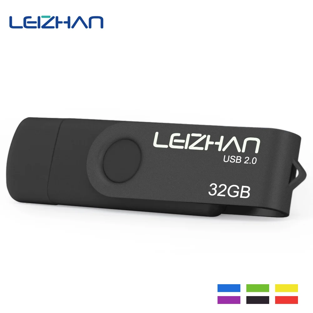 LEIZHAN 128 ГБ Micro USB флеш накопитель 64 32 16 8 4 Флешка Android телефон карта памяти usb OTG 2 0|USB