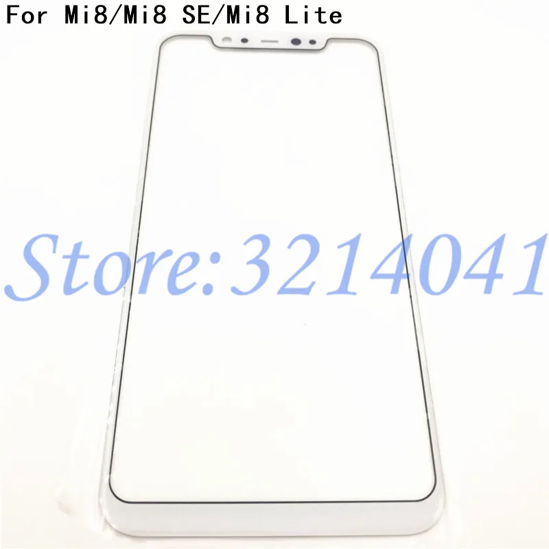 

Для Xiaomi MI 8 MI8 SE Lite Youth Pro MI8 Mi8i сенсорный экран панель передняя внешняя стеклянная линза сенсорный экран без ЖК-дигитайзера