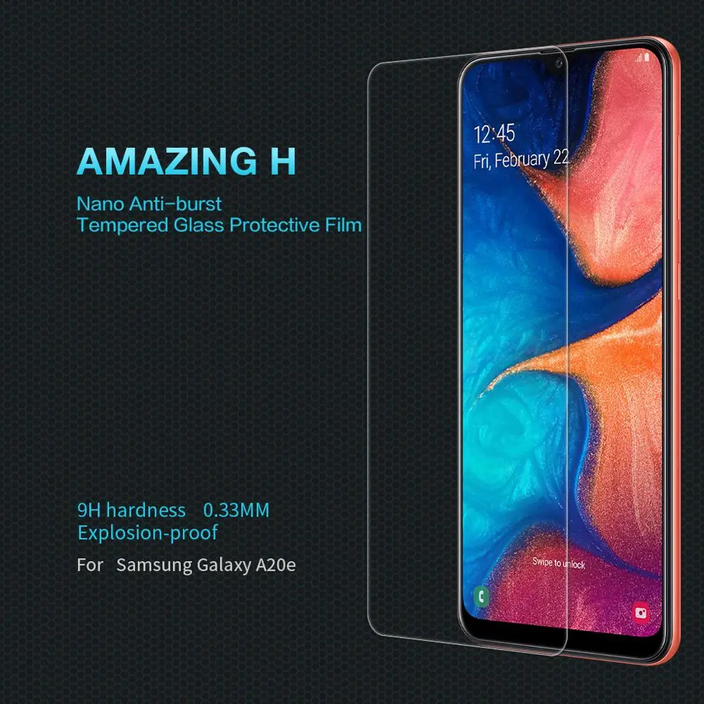 Nillkin Amazing H 0 33 мм противовзрывная стеклянная пленка для samsung Galaxy A20E защита экрана