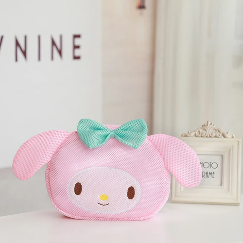 Темно-серый Медведь Даффи стеллалу hello kitty моя мелодия Cinnamoroll Luna Cat Rilakkuma ЦУМ Микки, Дональд Дак косметический мешок моющийся мешок для хранения - Цвет: Темно-серый