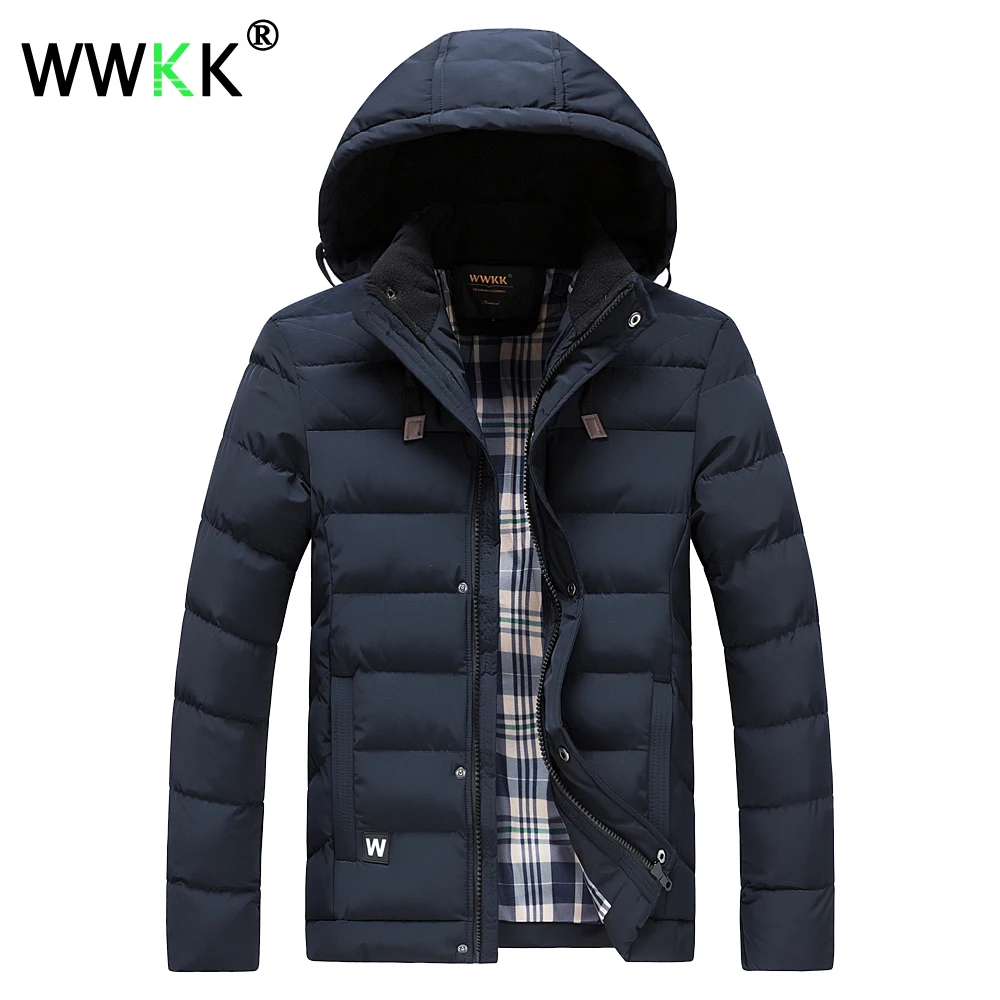WWKK новая зимняя куртка теплая парка Мужская Тренч мужская одежда подкладка из хлопка куртка Аляска Подростковая ветрозащитная непромокаемая Верхняя одежда Топы